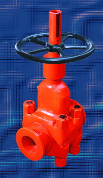 Gate valve of the ЗПРМ 100/40 type